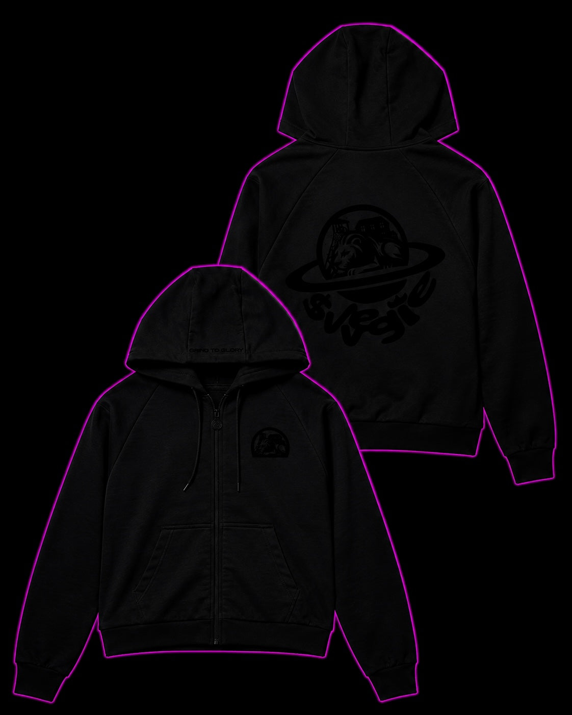 OG ZIP BLACK/BLACK